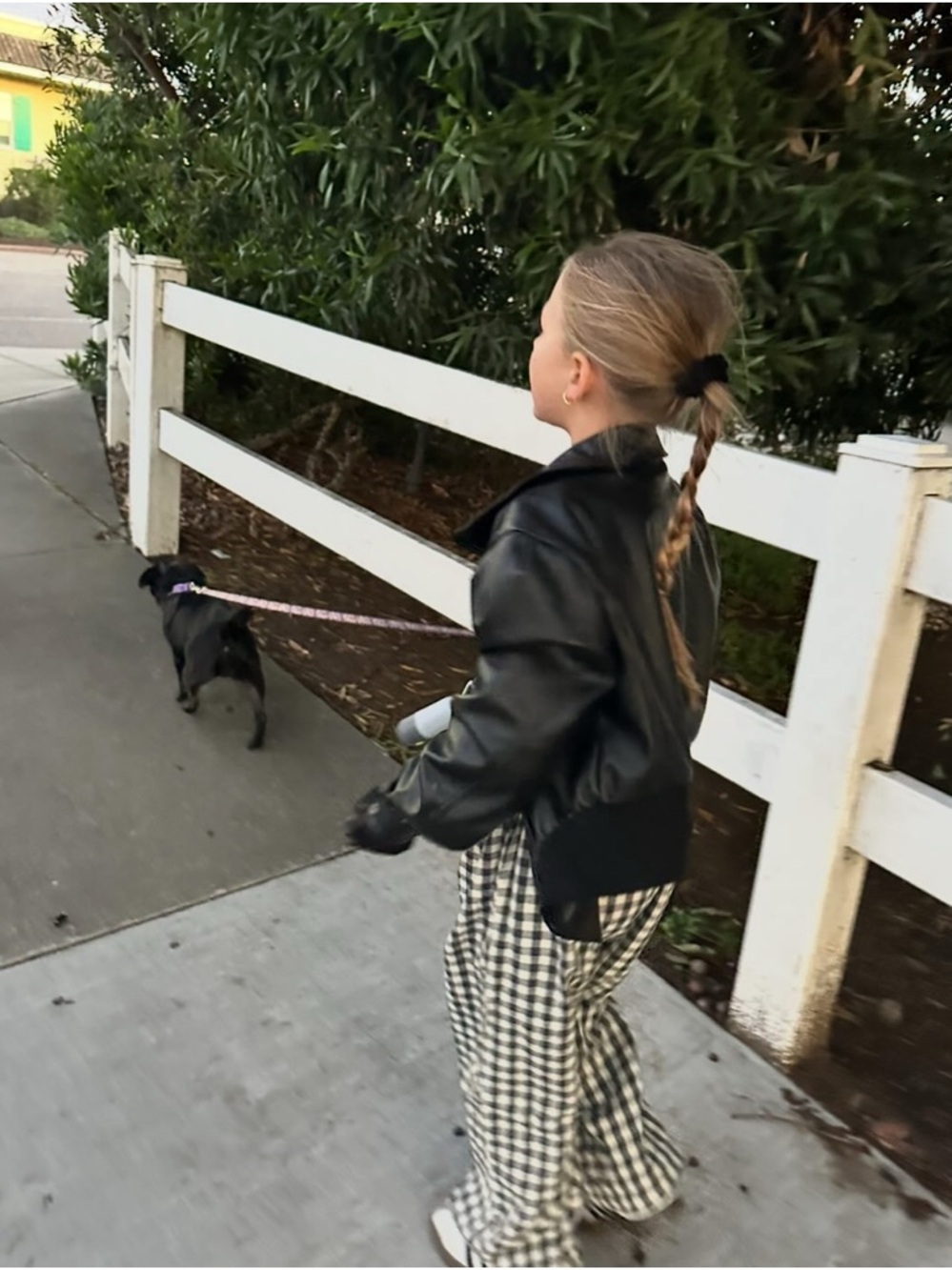 Girls Gingham Pants